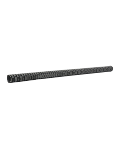 Silicone spiral hose, black Ø 46 mm