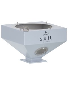 Material hopper 7l with integrated lid 